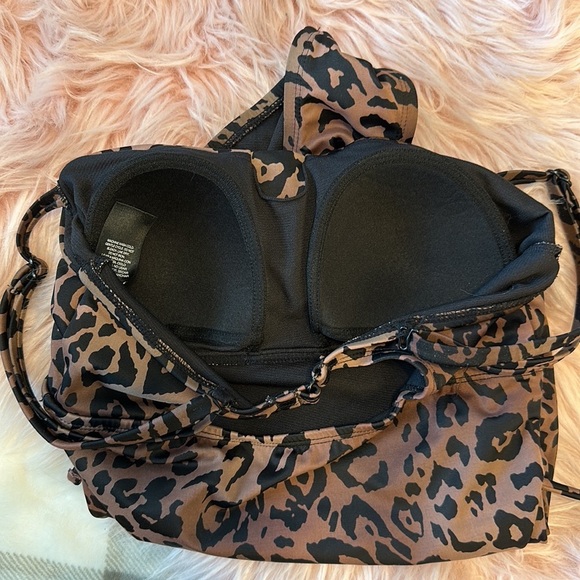 Embrace your Curves by Miracle Brands Cheetah Leopard One Piece Swimsuit - Picture 12 of 12